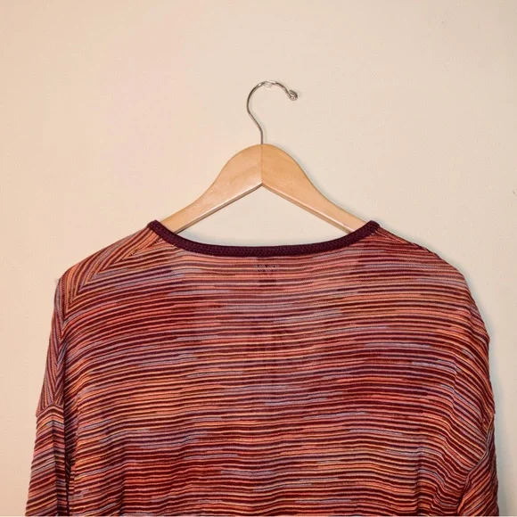 Missoni Multicolor Crochet Trim Tie Detail Sweater